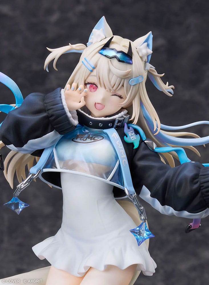 Hololive Production PVC Statue 1/7 Advent Fuwawa Abyssgard AXGRIT
