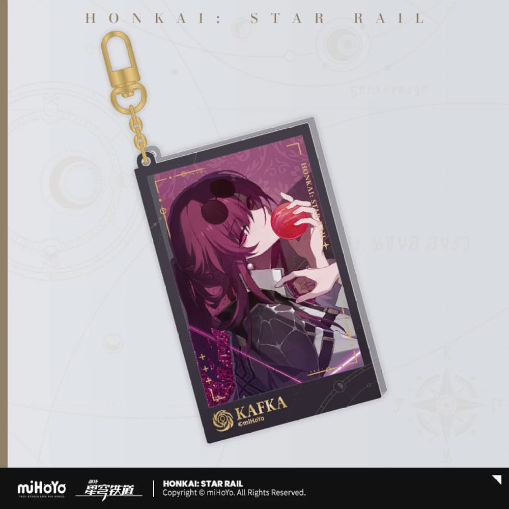 Honkai: Star Rail Countdown Departure Series Acrylic Keychain Kafka Glitter 9cm - Apparel & Accessories - MiHoYo - Hobby Figures UK