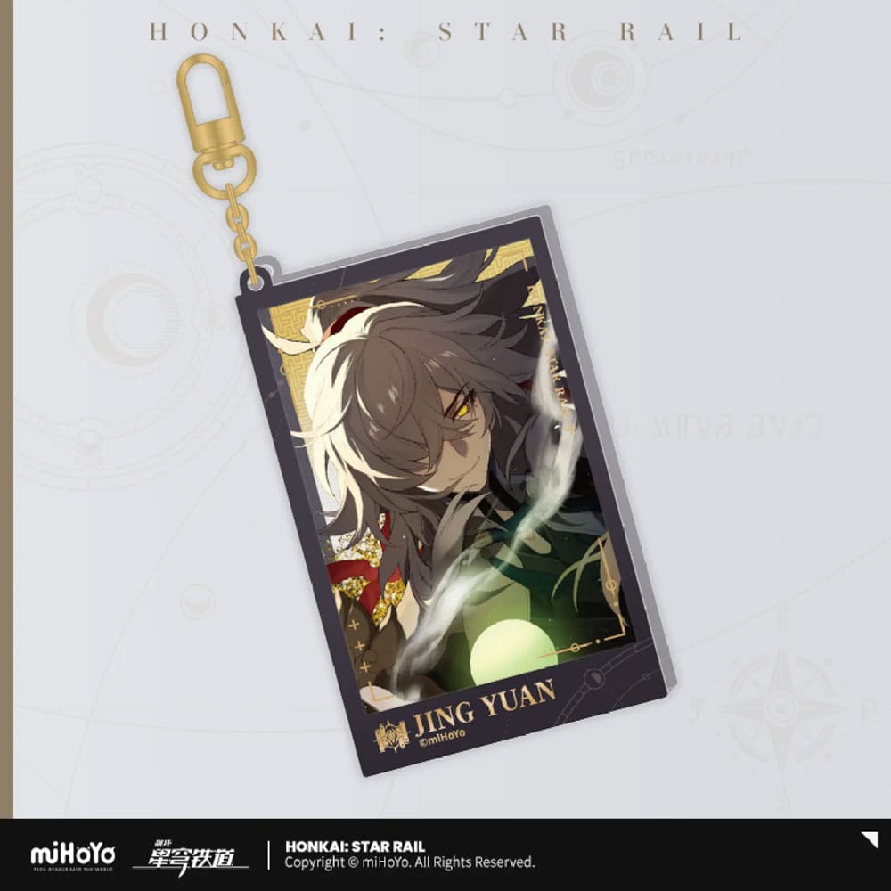 Honkai: Star Rail Countdown Departure Series Acrylic Keychain Jing Yuan Glitter 9cm - Apparel & Accessories - MiHoYo - Hobby Figures UK