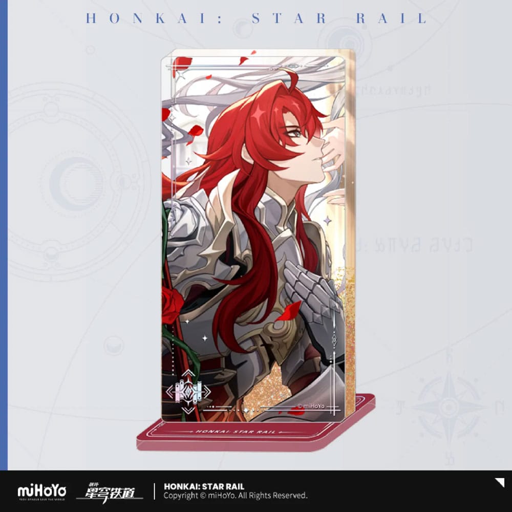 Honkai: Star Rail Light Cone Acryl Ornament with Glitter: Argenti An Instant Before a Gaze 15cm - Mini Figures - MiHoYo - Hobby Figures UK