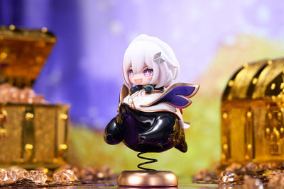 Honkai: Star Rail PVC Statue Hu Tao Chibi Topaz & Numby Chibi Chara Yurayura Stand 10cm - Scale Statue - APEX - Hobby Figures UK