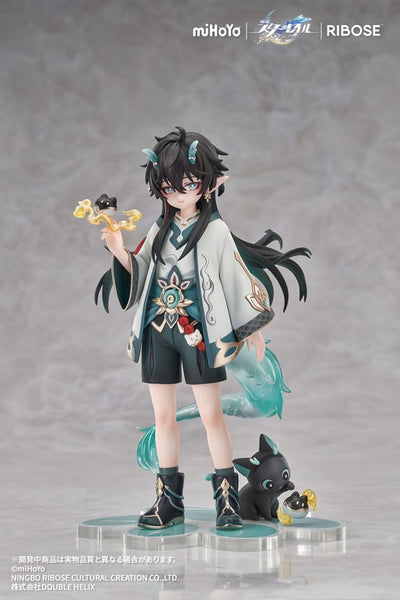 Honkai: Star Rail Rise Up Chibineko Series PVC Statue Dan Heng / Imbibitor Lunae Ver. 19cm - Scale Statue - Ribose - Hobby Figures UK