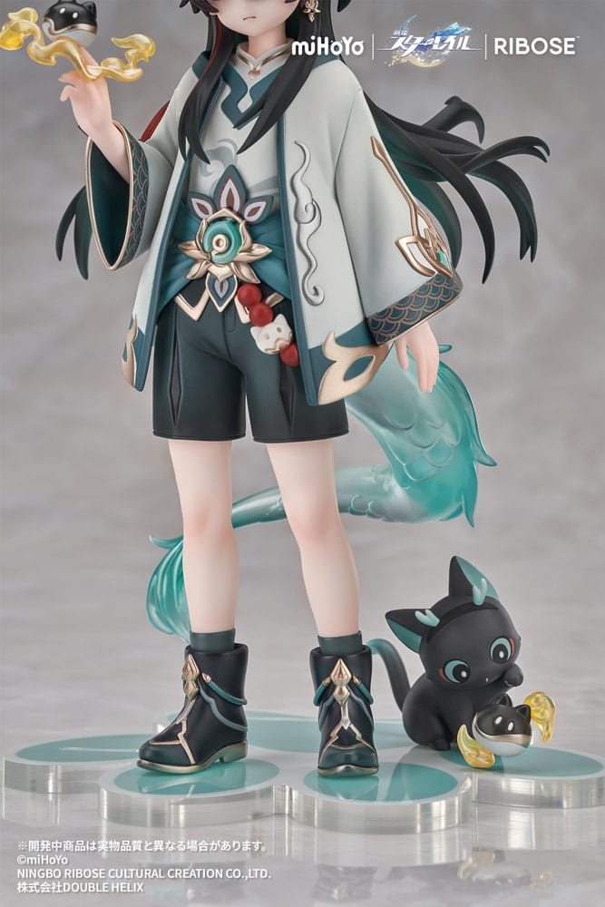 Honkai: Star Rail Rise Up Chibineko Series PVC Statue Dan Heng / Imbibitor Lunae Ver. 19cm - Scale Statue - Ribose - Hobby Figures UK