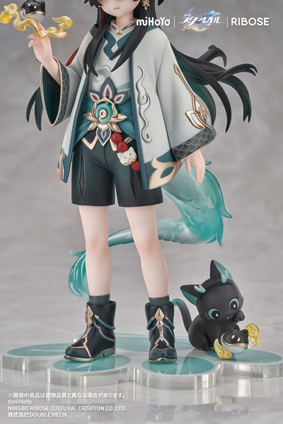 Honkai: Star Rail Rise Up Chibineko Series PVC Statue Dan Heng / Imbibitor Lunae Ver. 19cm - Scale Statue - Ribose - Hobby Figures UK