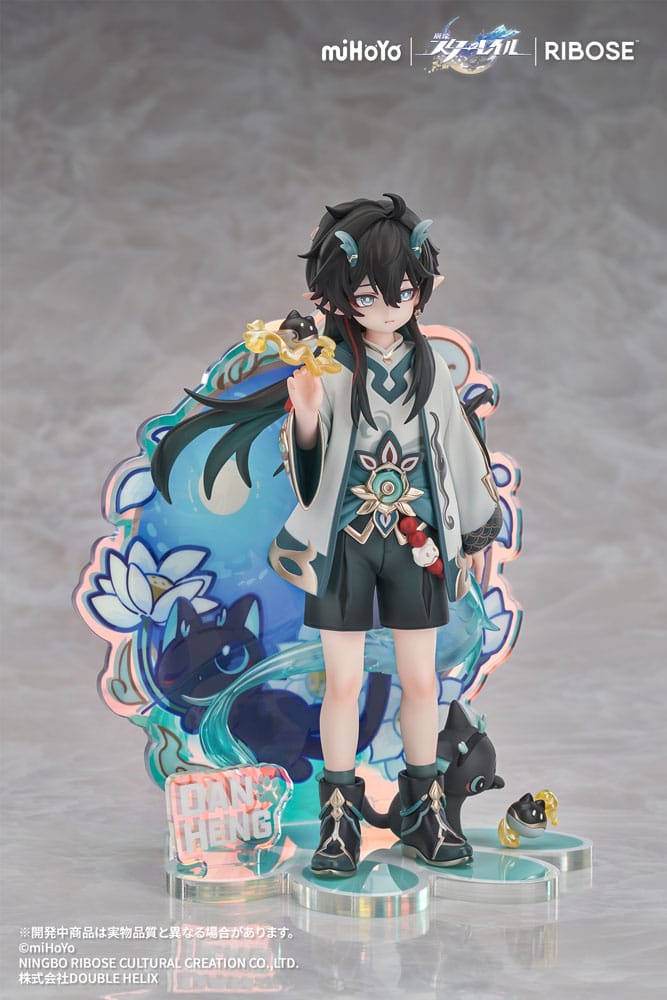 Honkai: Star Rail Rise Up Chibineko Series PVC Statue Dan Heng / Imbibitor Lunae Ver. 19cm - Scale Statue - Ribose - Hobby Figures UK