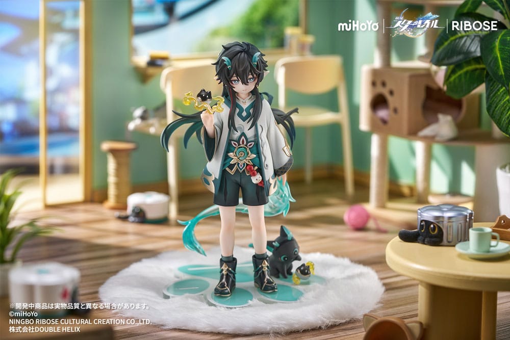 Honkai: Star Rail Rise Up Chibineko Series PVC Statue Dan Heng / Imbibitor Lunae Ver. 19cm - Scale Statue - Ribose - Hobby Figures UK