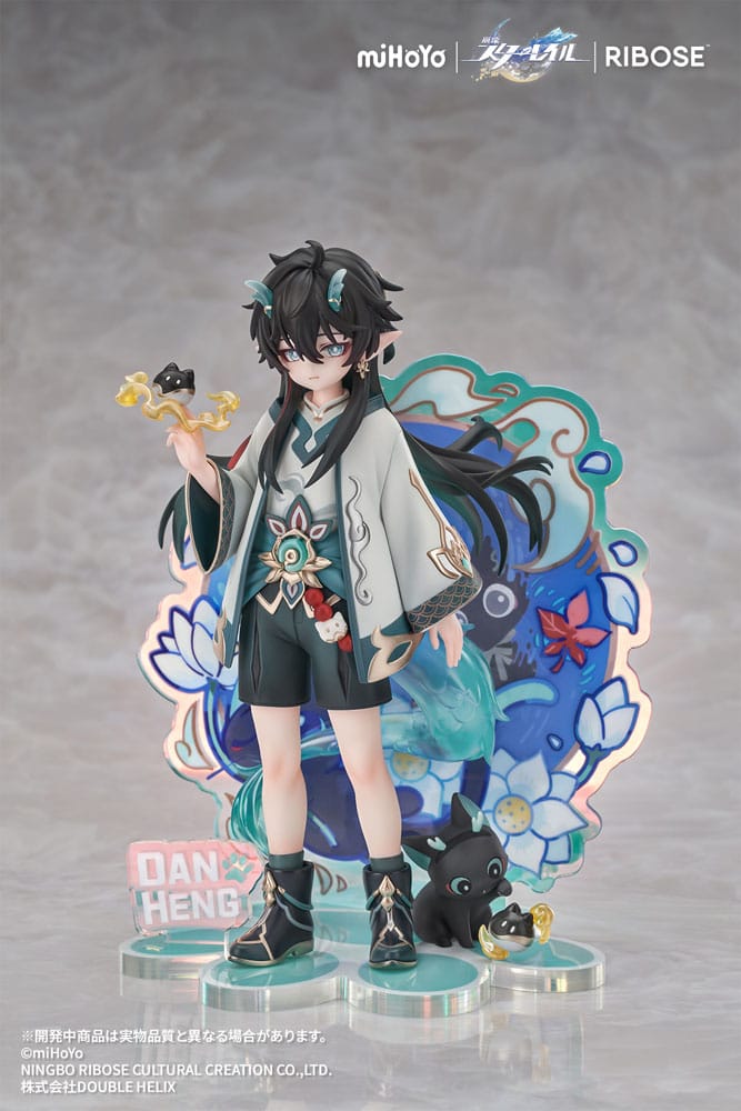 Honkai: Star Rail Rise Up Chibineko Series PVC Statue Dan Heng / Imbibitor Lunae Ver. 19cm - Scale Statue - Ribose - Hobby Figures UK