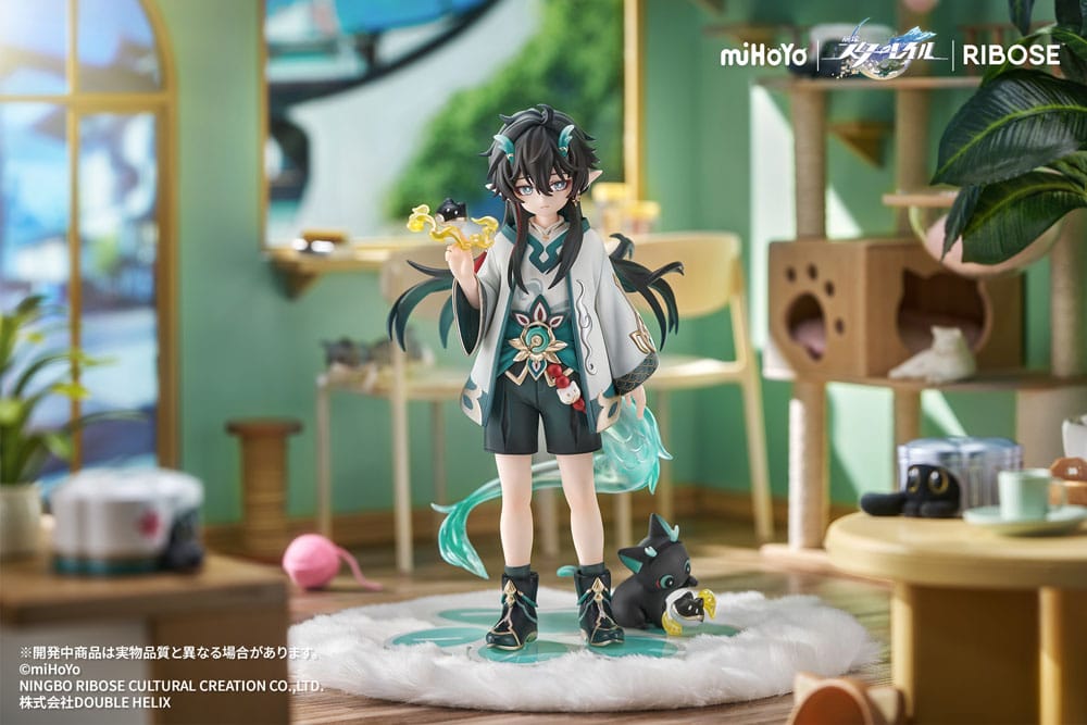 Honkai: Star Rail Rise Up Chibineko Series PVC Statue Dan Heng / Imbibitor Lunae Ver. 19cm - Scale Statue - Ribose - Hobby Figures UK