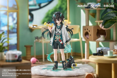Honkai: Star Rail Rise Up Chibineko Series PVC Statue Dan Heng / Imbibitor Lunae Ver. 19cm - Scale Statue - Ribose - Hobby Figures UK