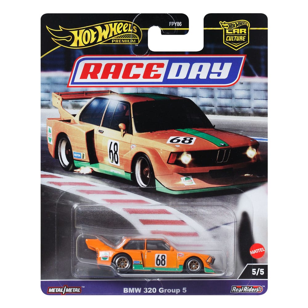 Hot Wheels Premium Diecast Vehicles 1/43 Race Day 976D Assortment (10) - Action Figures - Mattel - Hobby Figures UK