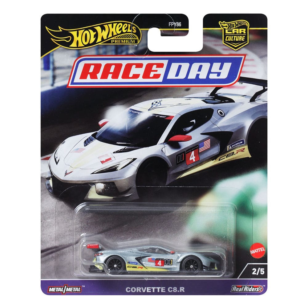 Hot Wheels Premium Diecast Vehicles 1/43 Race Day 976D Assortment (10) - Action Figures - Mattel - Hobby Figures UK