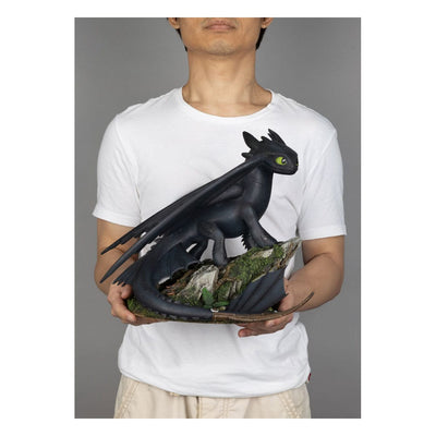 How To Train Your Dragon Master Craft Statue Standing Toothless 31cm - Scale Statue - Beast Kingdom Toys - Hobby Figures UK