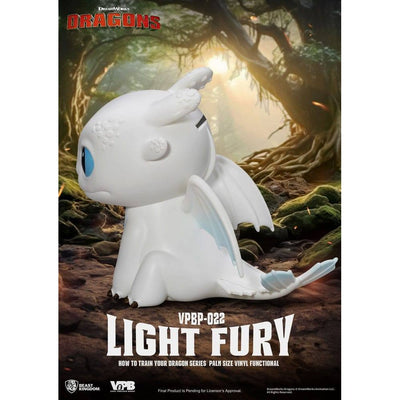 How To Train Your Dragon Piggy Vinyl Bank Light Fury 12cm - Scale Statue - Beast Kingdom Toys - Hobby Figures UK
