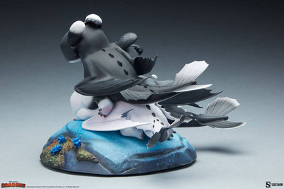 How to Train Your Dragon: The Hidden World Statue Dart, Pouncer and Ruffrunner 15cm - Scale Statue - Sideshow Collectibles - Hobby Figures UK