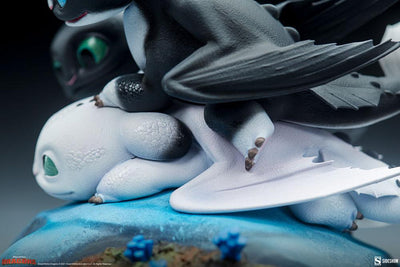 How to Train Your Dragon: The Hidden World Statue Dart, Pouncer and Ruffrunner 15cm - Scale Statue - Sideshow Collectibles - Hobby Figures UK
