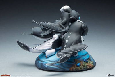 How to Train Your Dragon: The Hidden World Statue Dart, Pouncer and Ruffrunner 15cm - Scale Statue - Sideshow Collectibles - Hobby Figures UK