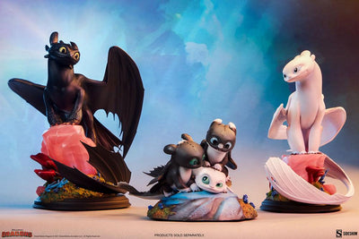 How to Train Your Dragon: The Hidden World Statue Dart, Pouncer and Ruffrunner 15cm - Scale Statue - Sideshow Collectibles - Hobby Figures UK