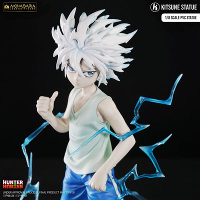 Hunter × Hunter Akihabara Legend Figure PVC Statue 1/8 Kirua / Killua (God Speed Mode) 21cm - Scale Statue - Kitsune Statue - Hobby Figures UK