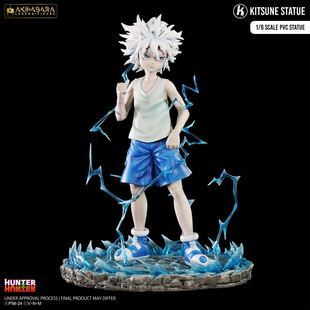 Hunter × Hunter Akihabara Legend Figure PVC Statue 1/8 Kirua / Killua (God Speed Mode) 21cm - Scale Statue - Kitsune Statue - Hobby Figures UK