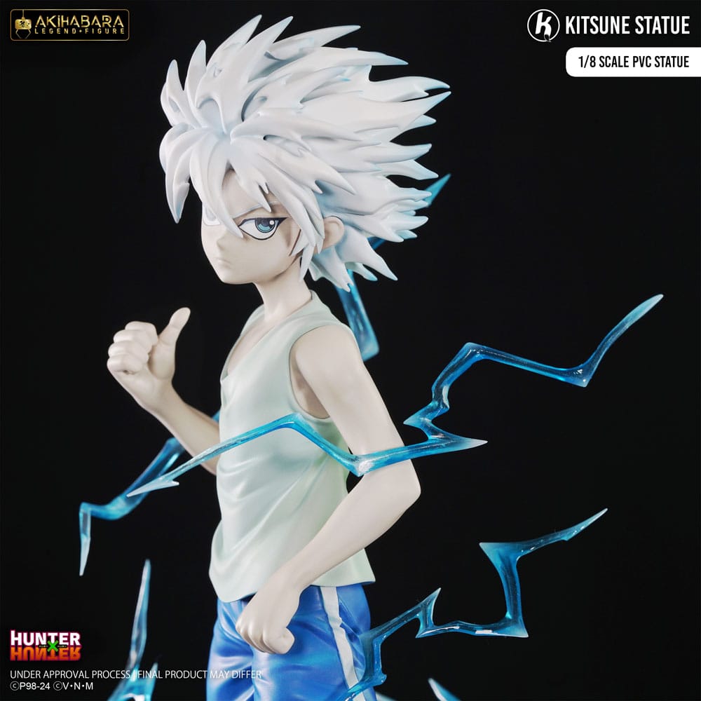 Hunter × Hunter Akihabara Legend Figure PVC Statue 1/8 Kirua / Killua (God Speed Mode) 21cm - Scale Statue - Kitsune Statue - Hobby Figures UK