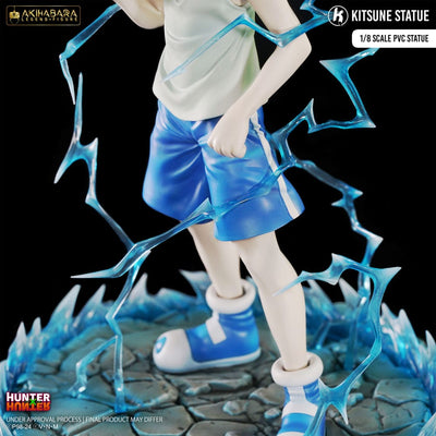 Hunter × Hunter Akihabara Legend Figure PVC Statue 1/8 Kirua / Killua (God Speed Mode) 21cm - Scale Statue - Kitsune Statue - Hobby Figures UK
