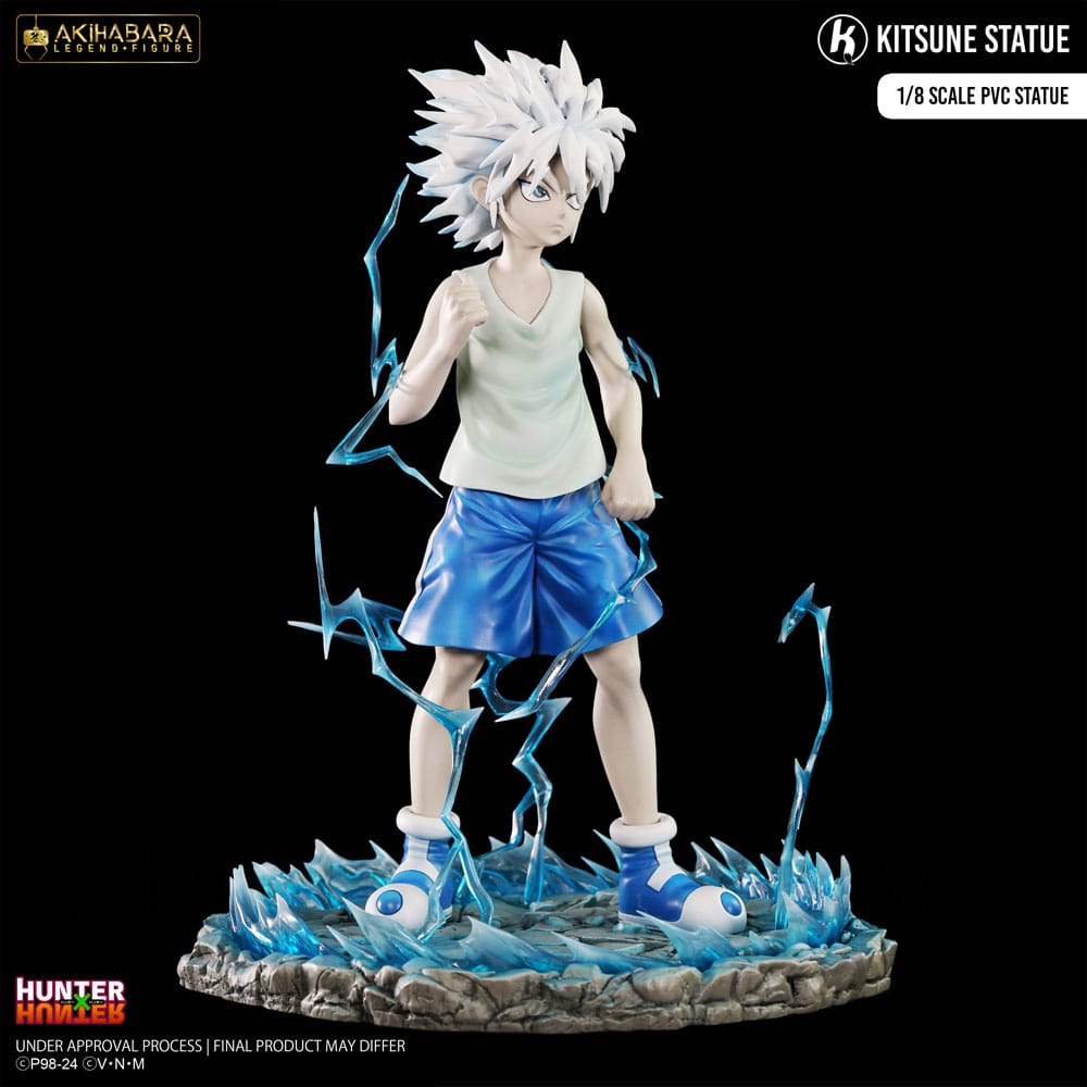 Hunter × Hunter Akihabara Legend Figure PVC Statue 1/8 Kirua / Killua (God Speed Mode) 21cm - Scale Statue - Kitsune Statue - Hobby Figures UK