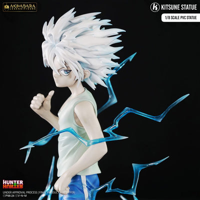 Hunter × Hunter Akihabara Legend Figure PVC Statue 1/8 Kirua / Killua (God Speed Mode) 21cm - Scale Statue - Kitsune Statue - Hobby Figures UK
