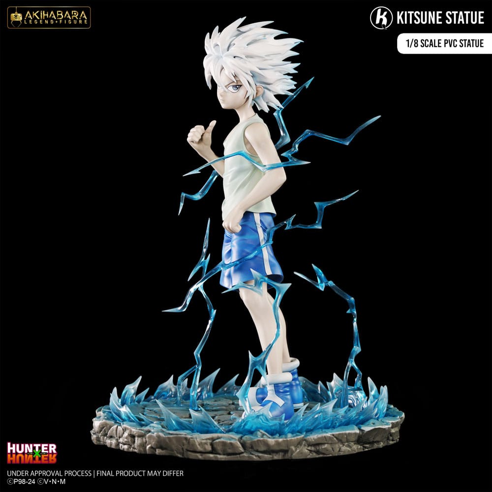 Hunter × Hunter Akihabara Legend Figure PVC Statue 1/8 Kirua / Killua (God Speed Mode) 21cm - Scale Statue - Kitsune Statue - Hobby Figures UK