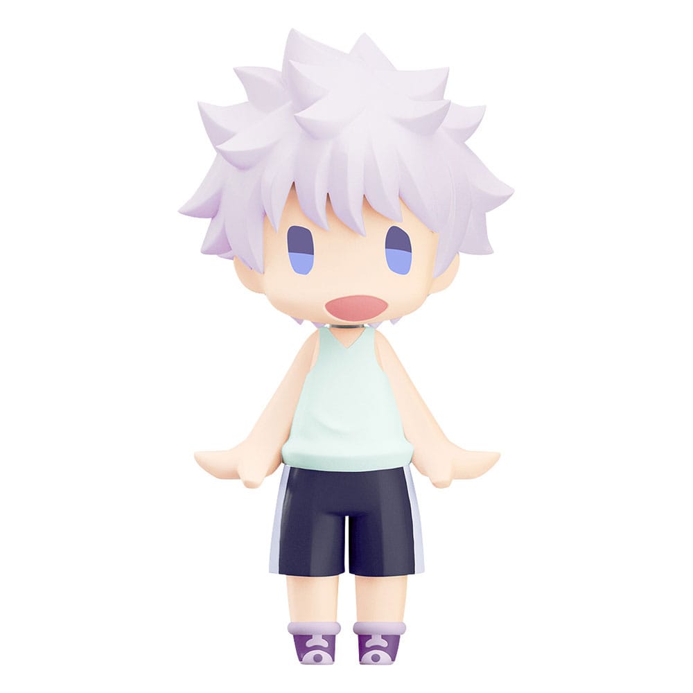 Hunter x Hunter HELLO! GOOD SMILE Action Figure Killua Zoldyck / Killua Zaoldyeck 10cm - Action Figures - Good Smile Company - Hobby Figures UK