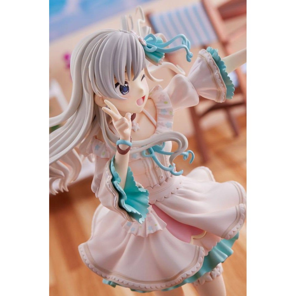 Idolmaster Cinderella Girls PVC Statue 1/7 Hayate HIsakawa [O-Ku-Ri-Mo-No Sunday ! ]+ 21cm - Scale Statue - Plum Pmoa - Hobby Figures UK