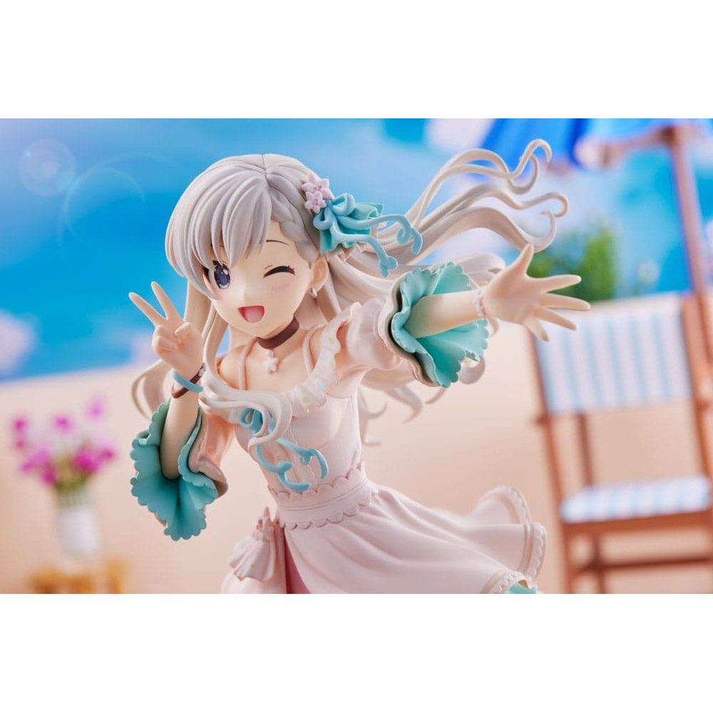 Idolmaster Cinderella Girls PVC Statue 1/7 Hayate HIsakawa [O-Ku-Ri-Mo-No Sunday ! ]+ 21cm - Scale Statue - Plum Pmoa - Hobby Figures UK