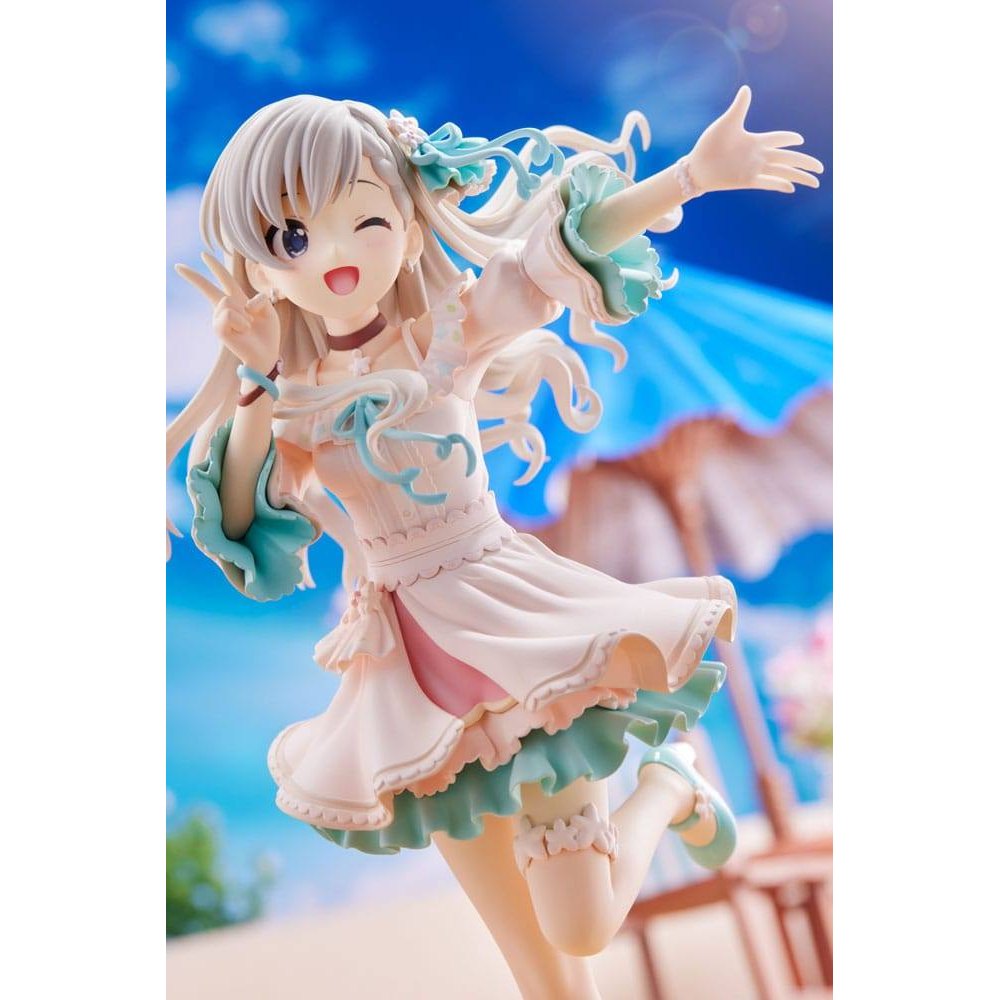 Idolmaster Cinderella Girls PVC Statue 1/7 Hayate HIsakawa [O-Ku-Ri-Mo-No Sunday ! ]+ 21cm - Scale Statue - Plum Pmoa - Hobby Figures UK