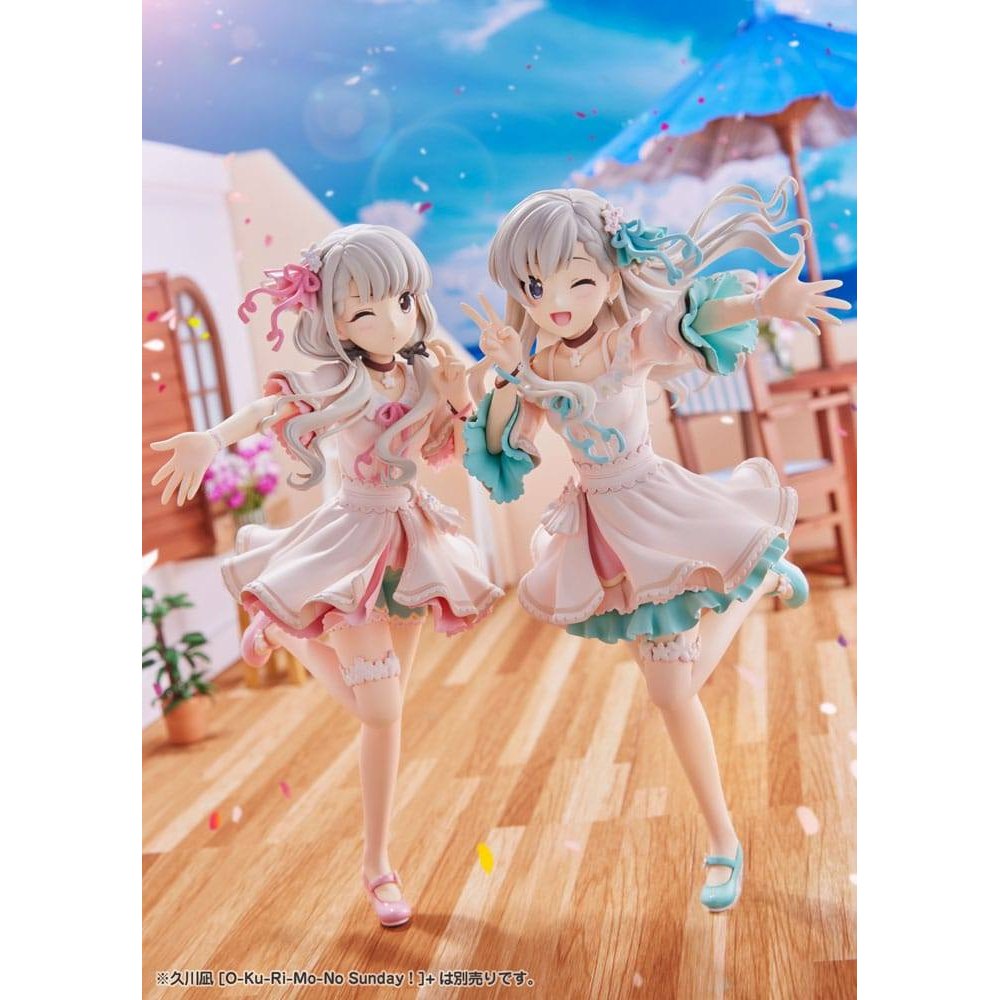 Idolmaster Cinderella Girls PVC Statue 1/7 Hayate HIsakawa [O-Ku-Ri-Mo-No Sunday ! ]+ 21cm - Scale Statue - Plum Pmoa - Hobby Figures UK