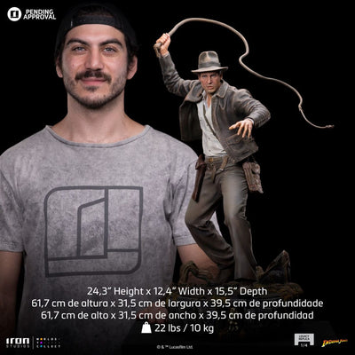 Indiana Jones Legacy Replica Statue 1/4 Indiana Jones 61cm - Scale Statue - Iron Studios - Hobby Figures UK