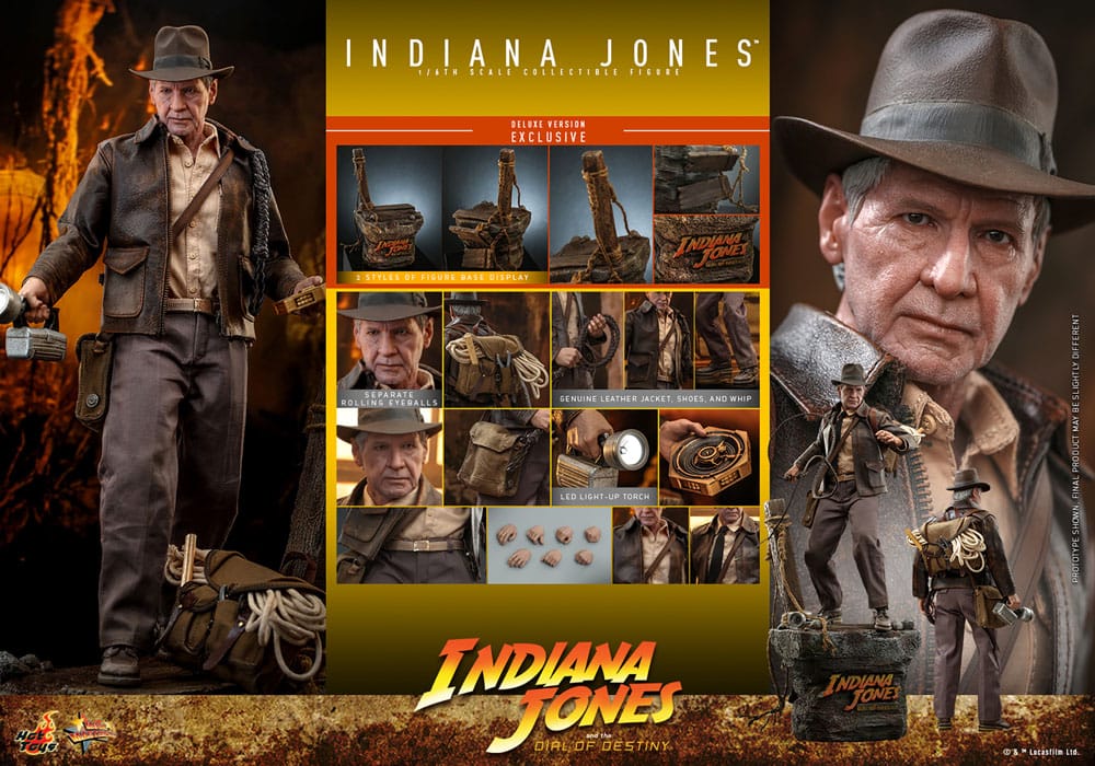 Indiana Jones Movie Masterpiece Action Figure 1/6 Indiana Jones (Deluxe Version) 30cm - Action Figures - Hot Toys - Hobby Figures UK