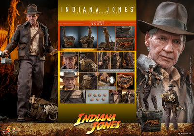 Indiana Jones Movie Masterpiece Action Figure 1/6 Indiana Jones (Deluxe Version) 30cm - Action Figures - Hot Toys - Hobby Figures UK