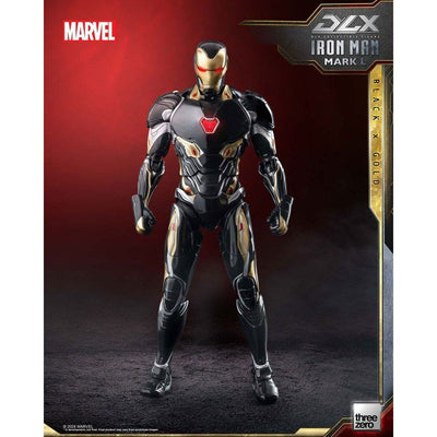 Infinity Saga DLX Action Figure 1/12 Iron Man Mark 50 (Black X Gold) 17cm - Action Figures - ThreeZero - Hobby Figures UK