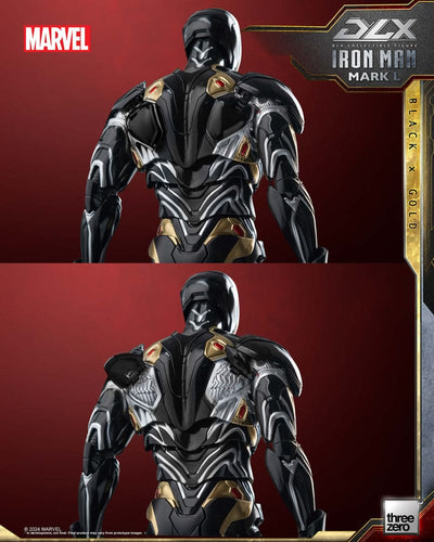 Infinity Saga DLX Action Figure 1/12 Iron Man Mark 50 (Black X Gold) 17cm - Action Figures - ThreeZero - Hobby Figures UK