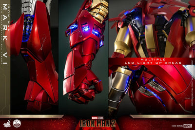 Iron Man 2 Action Figure 1/4 Iron Man Mark VI 48cm - Action Figures - Hot Toys - Hobby Figures UK