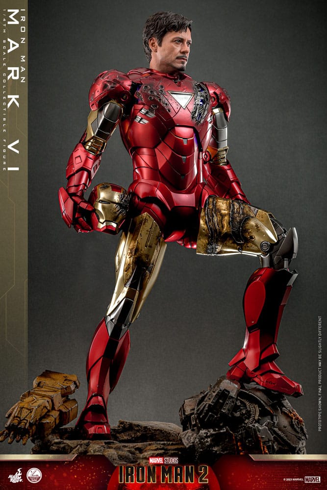 Iron Man 2 Action Figure 1/4 Iron Man Mark VI 48cm - Action Figures - Hot Toys - Hobby Figures UK