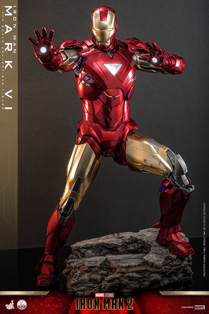 Iron Man 2 Action Figure 1/4 Iron Man Mark VI 48cm - Action Figures - Hot Toys - Hobby Figures UK