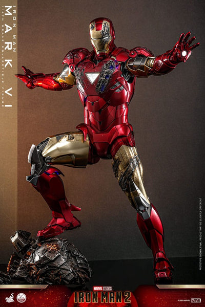 Iron Man 2 Action Figure 1/4 Iron Man Mark VI 48cm - Action Figures - Hot Toys - Hobby Figures UK