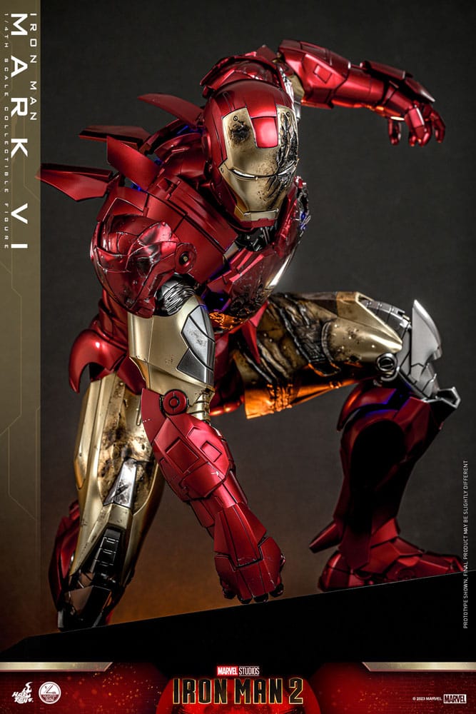Iron Man 2 Action Figure 1/4 Iron Man Mark VI 48cm - Action Figures - Hot Toys - Hobby Figures UK