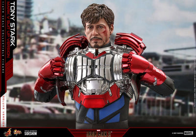 Iron Man 2 Movie Masterpiece Action Figure 1/6 Tony Stark (Mark V Suit Up Version) Deluxe 31cm - Action Figures - Hot Toys - Hobby Figures UK