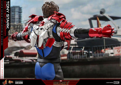 Iron Man 2 Movie Masterpiece Action Figure 1/6 Tony Stark (Mark V Suit Up Version) Deluxe 31cm - Action Figures - Hot Toys - Hobby Figures UK