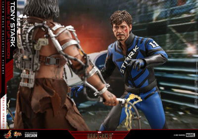 Iron Man 2 Movie Masterpiece Action Figure 1/6 Tony Stark (Mark V Suit Up Version) Deluxe 31cm - Action Figures - Hot Toys - Hobby Figures UK