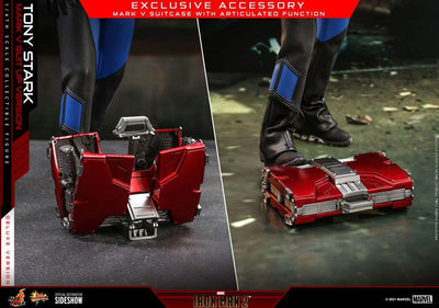 Iron Man 2 Movie Masterpiece Action Figure 1/6 Tony Stark (Mark V Suit Up Version) Deluxe 31cm - Action Figures - Hot Toys - Hobby Figures UK