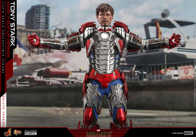 Iron Man 2 Movie Masterpiece Action Figure 1/6 Tony Stark (Mark V Suit Up Version) Deluxe 31cm - Action Figures - Hot Toys - Hobby Figures UK