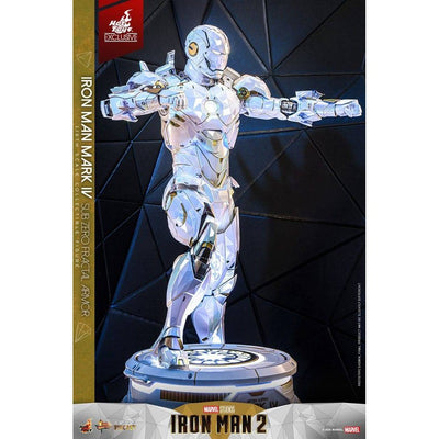 Iron Man 2 Movie Masterpiece Diecast Action Figure 1/6 Iron Man Mark IV (Sub-Zero Fractal Armor) Hot Toys Exclusive 33cm - Action Figures - Hot Toys - Hobby Figures UK