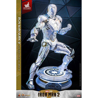Iron Man 2 Movie Masterpiece Diecast Action Figure 1/6 Iron Man Mark IV (Sub-Zero Fractal Armor) Hot Toys Exclusive 33cm - Action Figures - Hot Toys - Hobby Figures UK